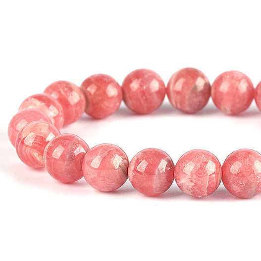 【藏寶】天然紅紋石水晶手鍊/水晶手串12mm