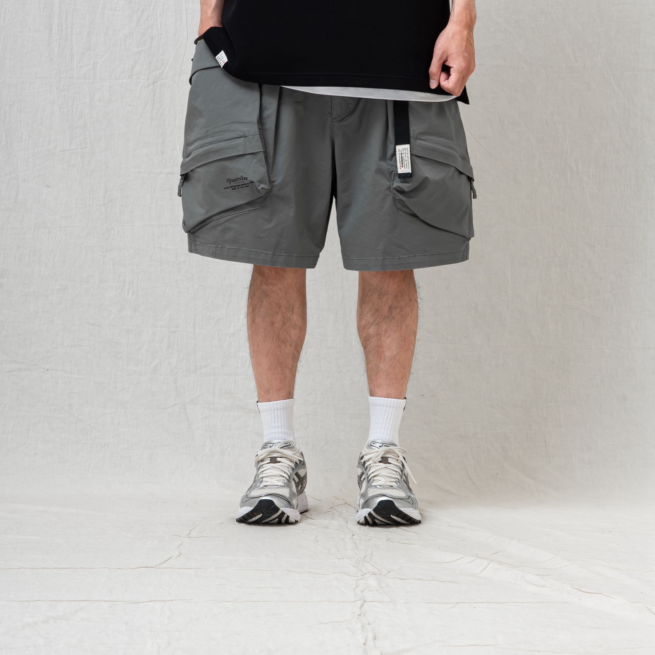 Persevere Multi-pocket Washed Cargo Shorts 水洗 立體 口袋 短褲