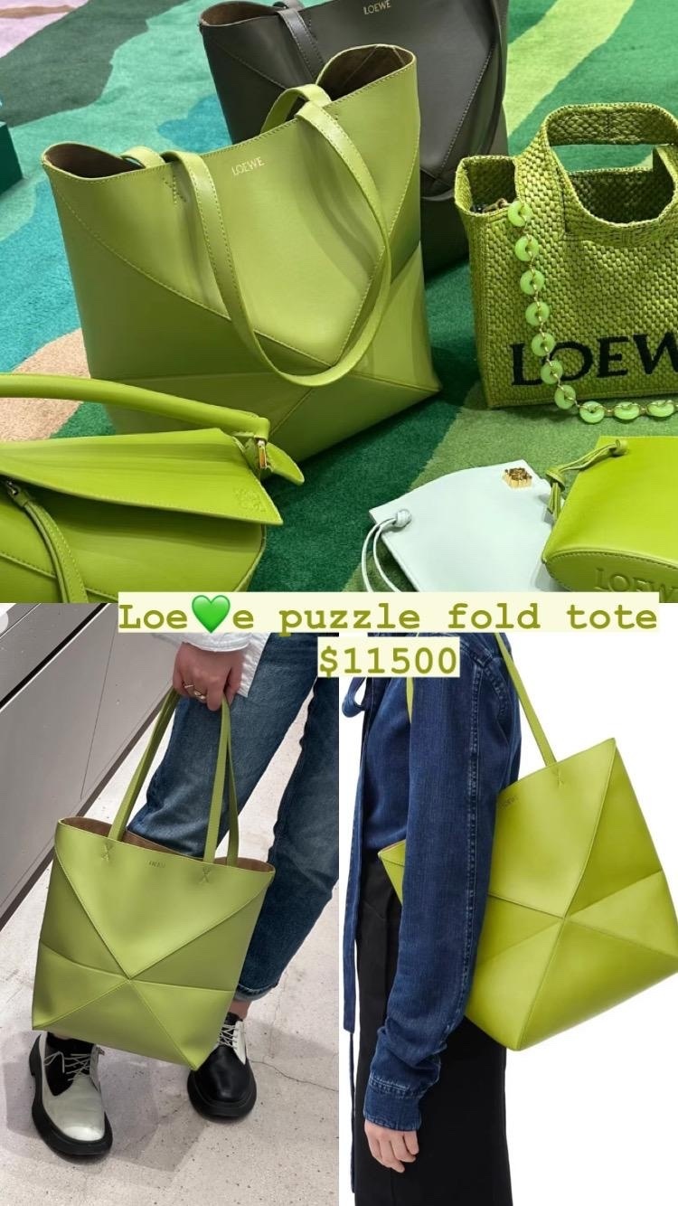 Loewe puzzle fold tote  -M