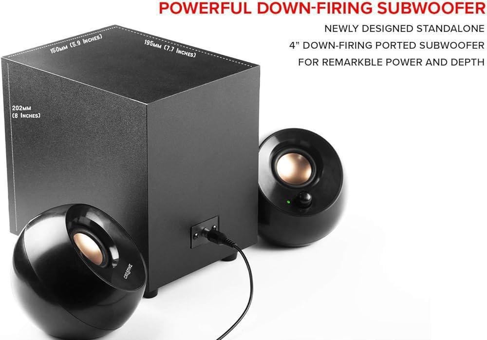 Creative Pebble Plus 2.1 USB Speakers with Subwoofer