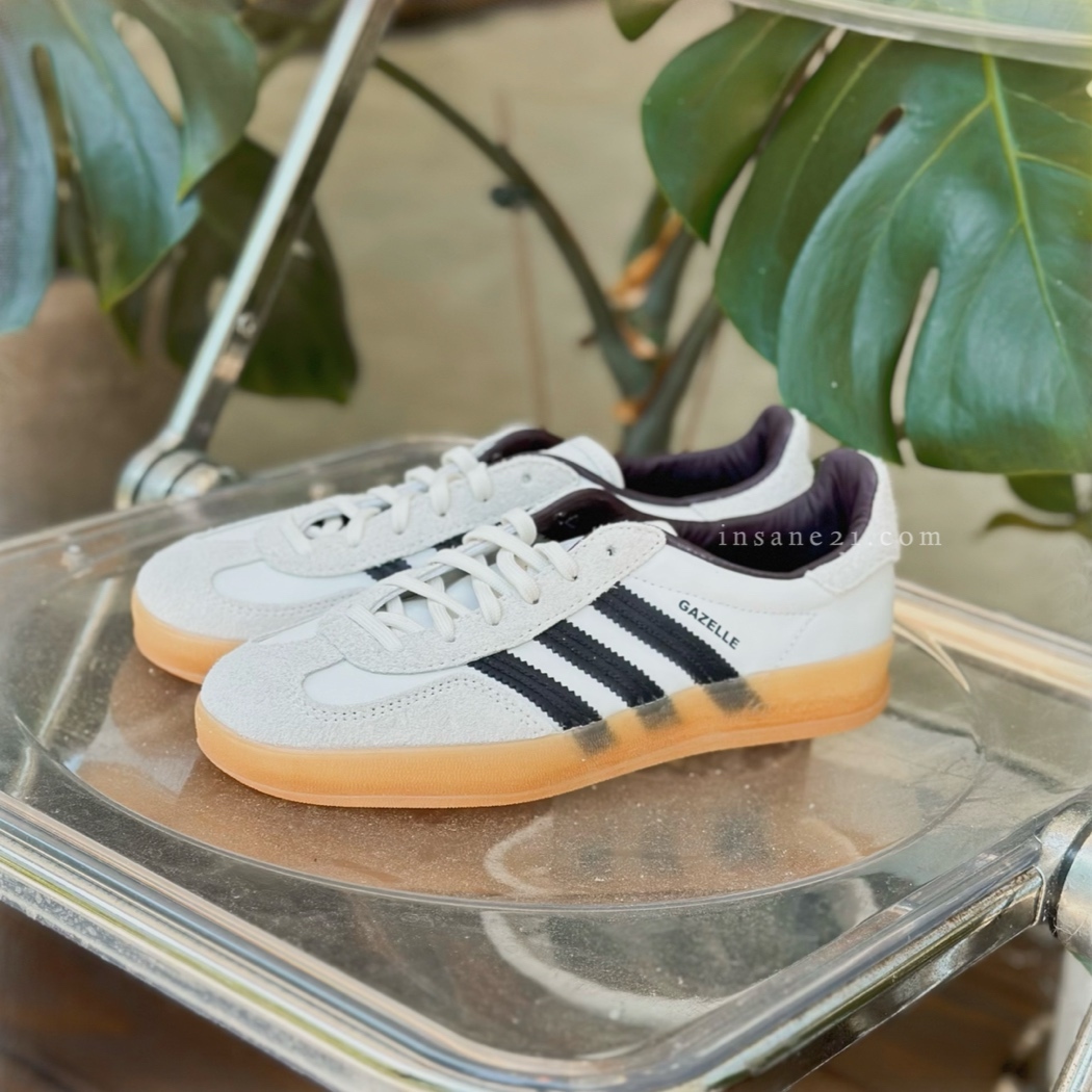 ADIDAS GAZELLE INDOOR HIKARI SHIBATA 麂皮 米白黑 休閒鞋 IH9985