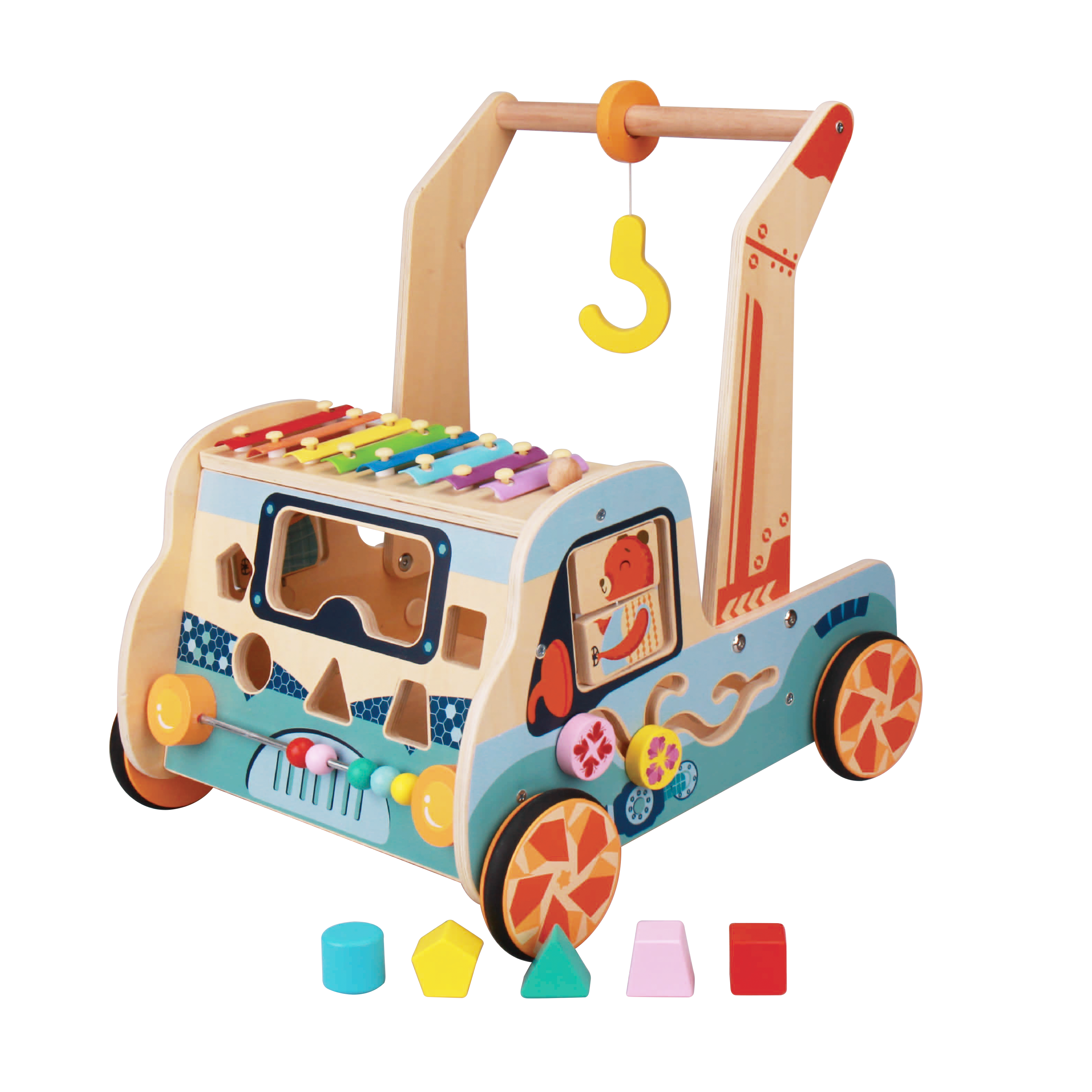 適合12M+VAROOM-木制學步推車-多功能起重機