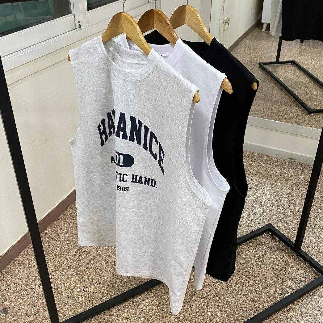 英文字背心 V1066