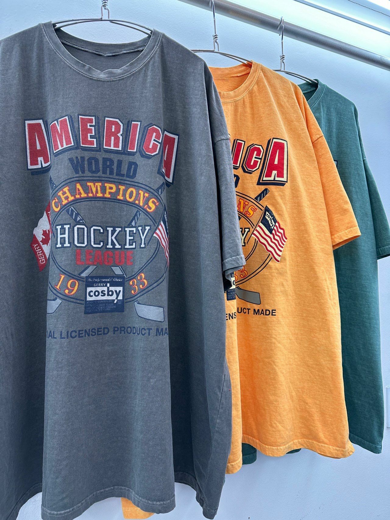 OverSize洗水英文字圖案短袖Tee T5522