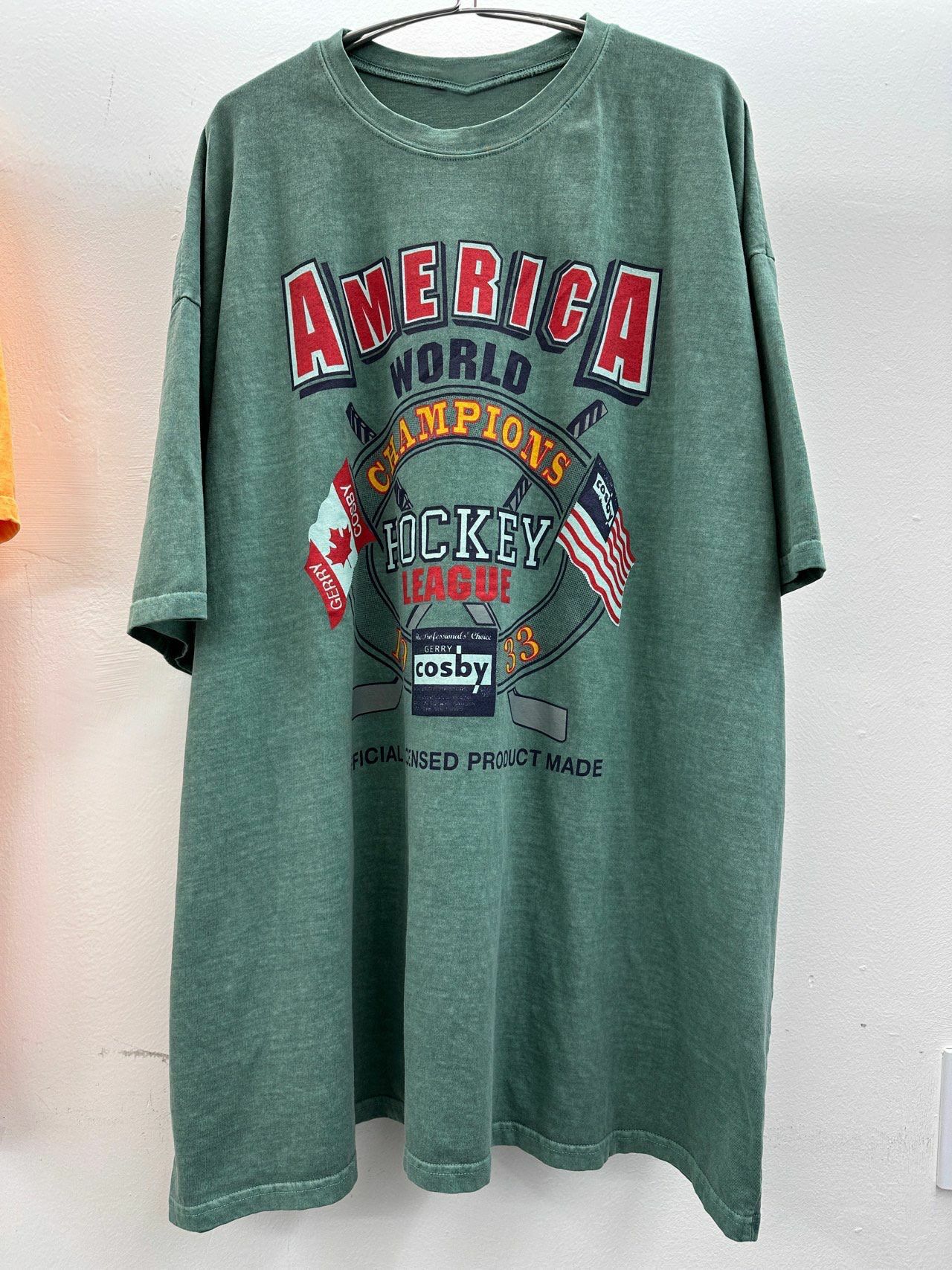 OverSize洗水英文字圖案短袖Tee T5522