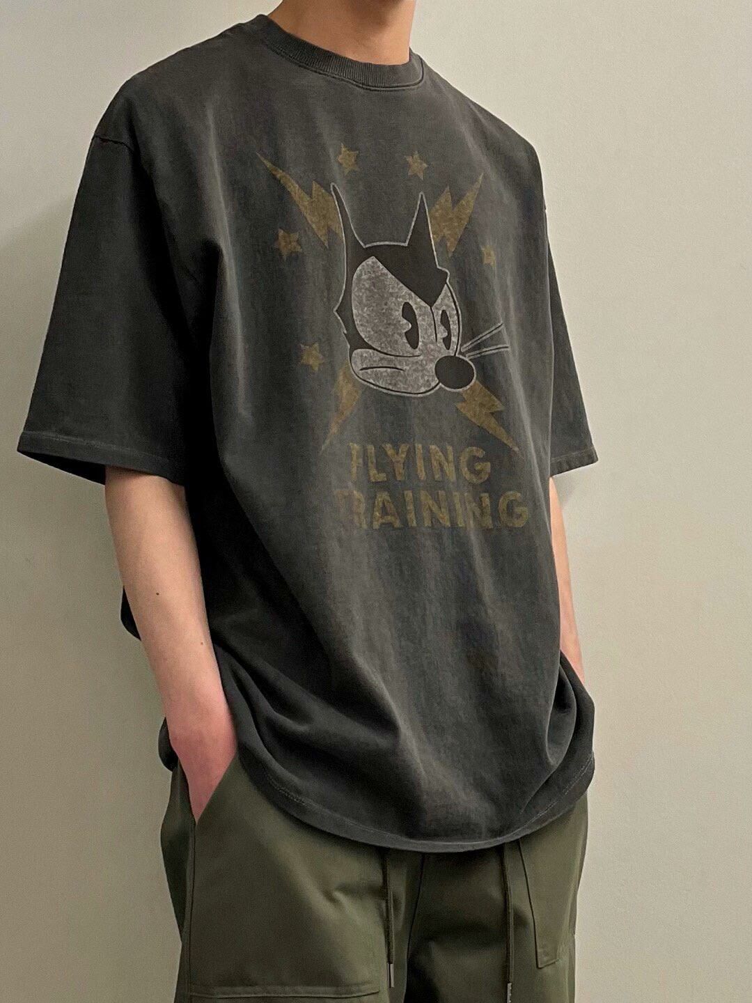 洗水卡通圖案英文字短袖Tee T5468