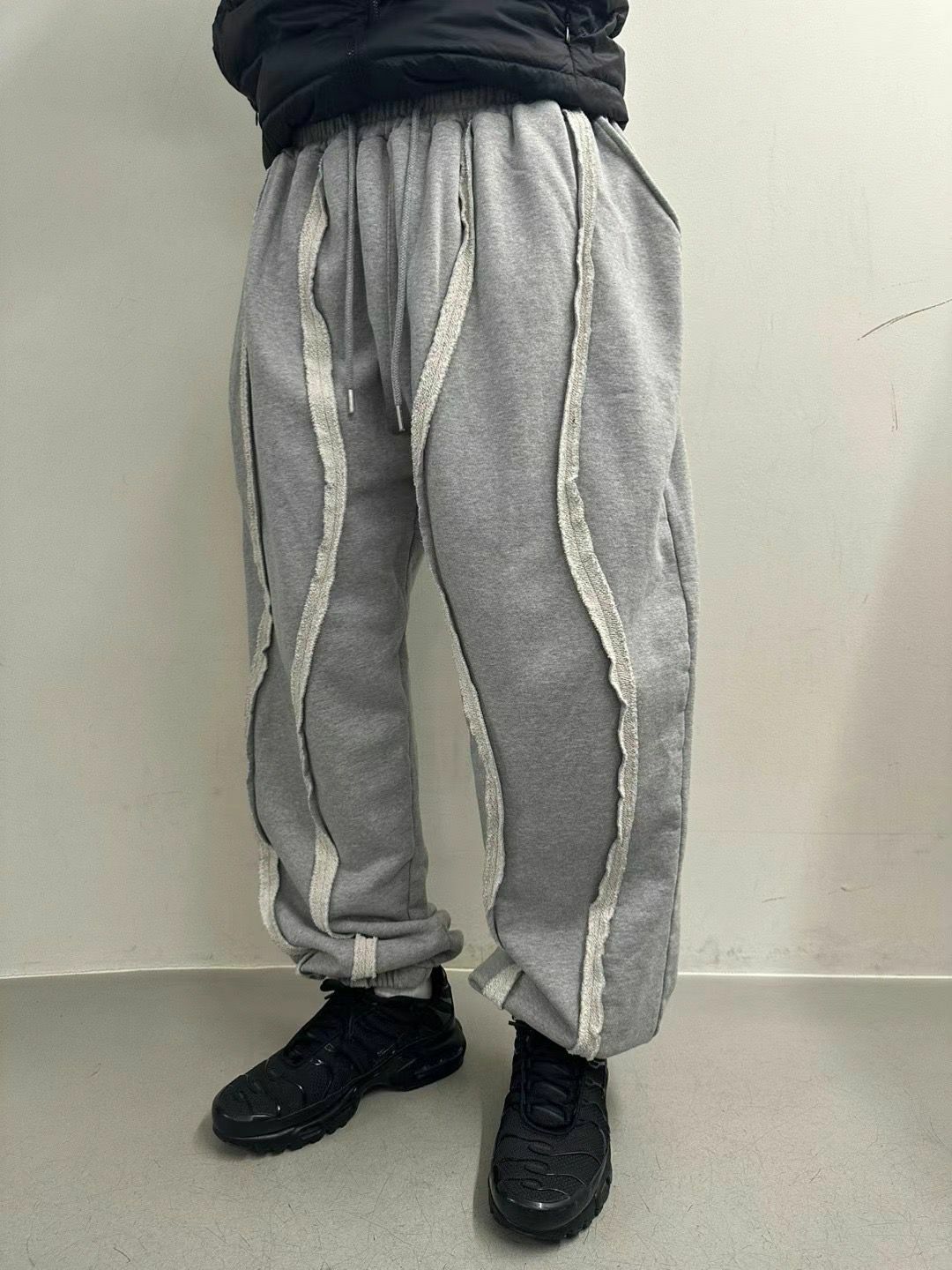 淨色束腳棉質運動褲 P2870