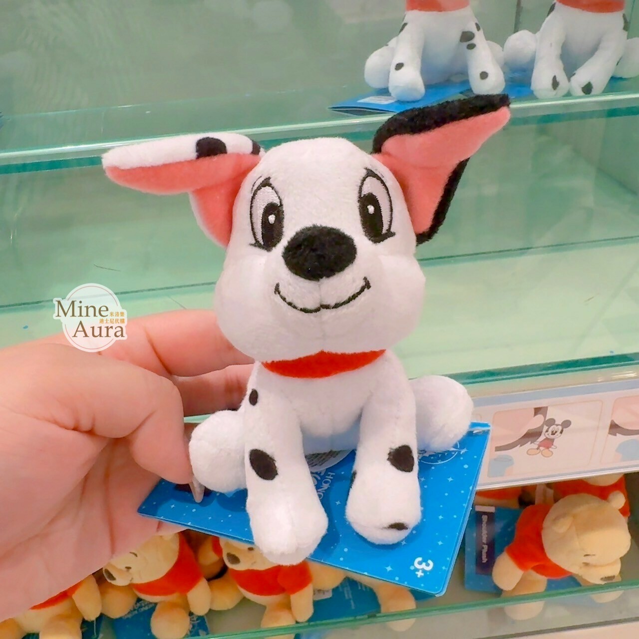 101忠狗 One Hundred and One Dalmatians 磁鐵 坐肩 絨毛 娃娃 公仔 -香港迪士尼樂園