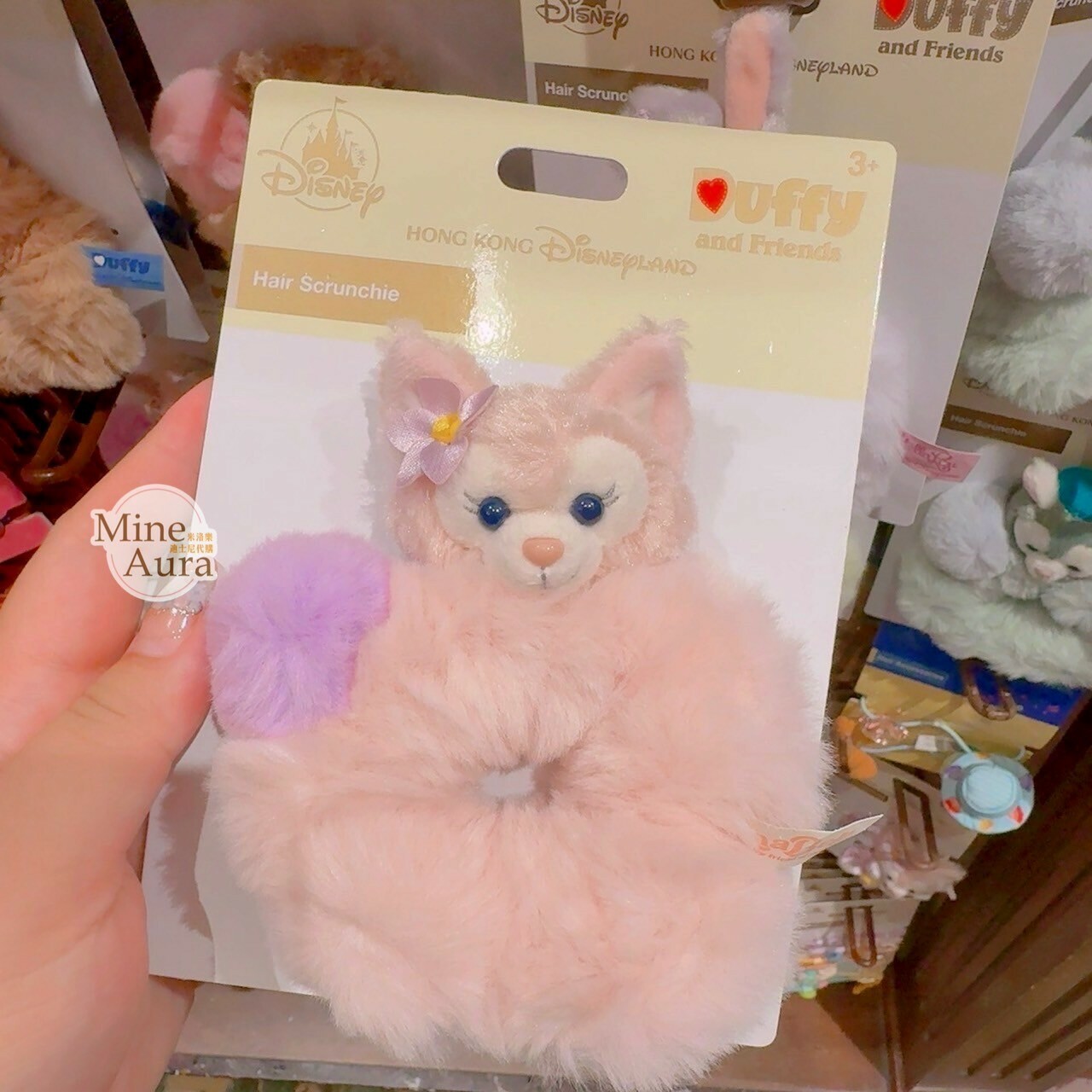 玲娜貝兒 Lina bell 絨毛大頭 毛球 造型 毛毛 髮束 大腸圈 髮飾 -香港迪士尼樂園