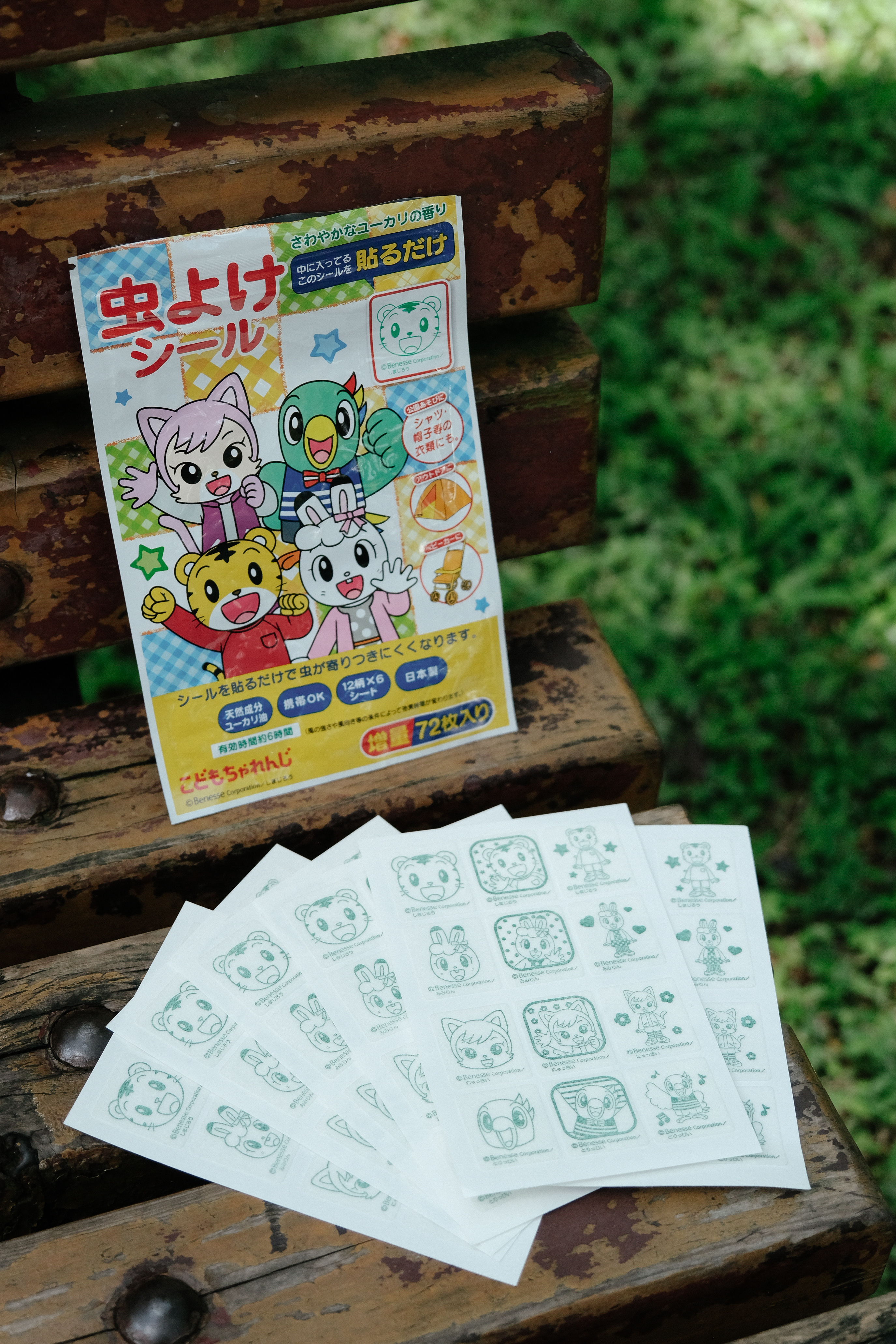 Skater防蚊貼(72入)巧虎