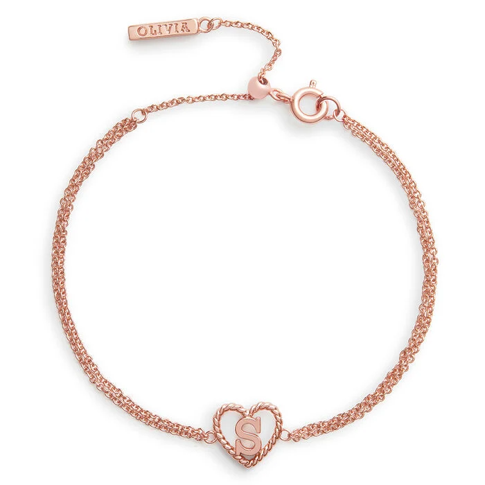 【預購】OLIVIA BURTON 'S' Heart M07032042 女手鍊