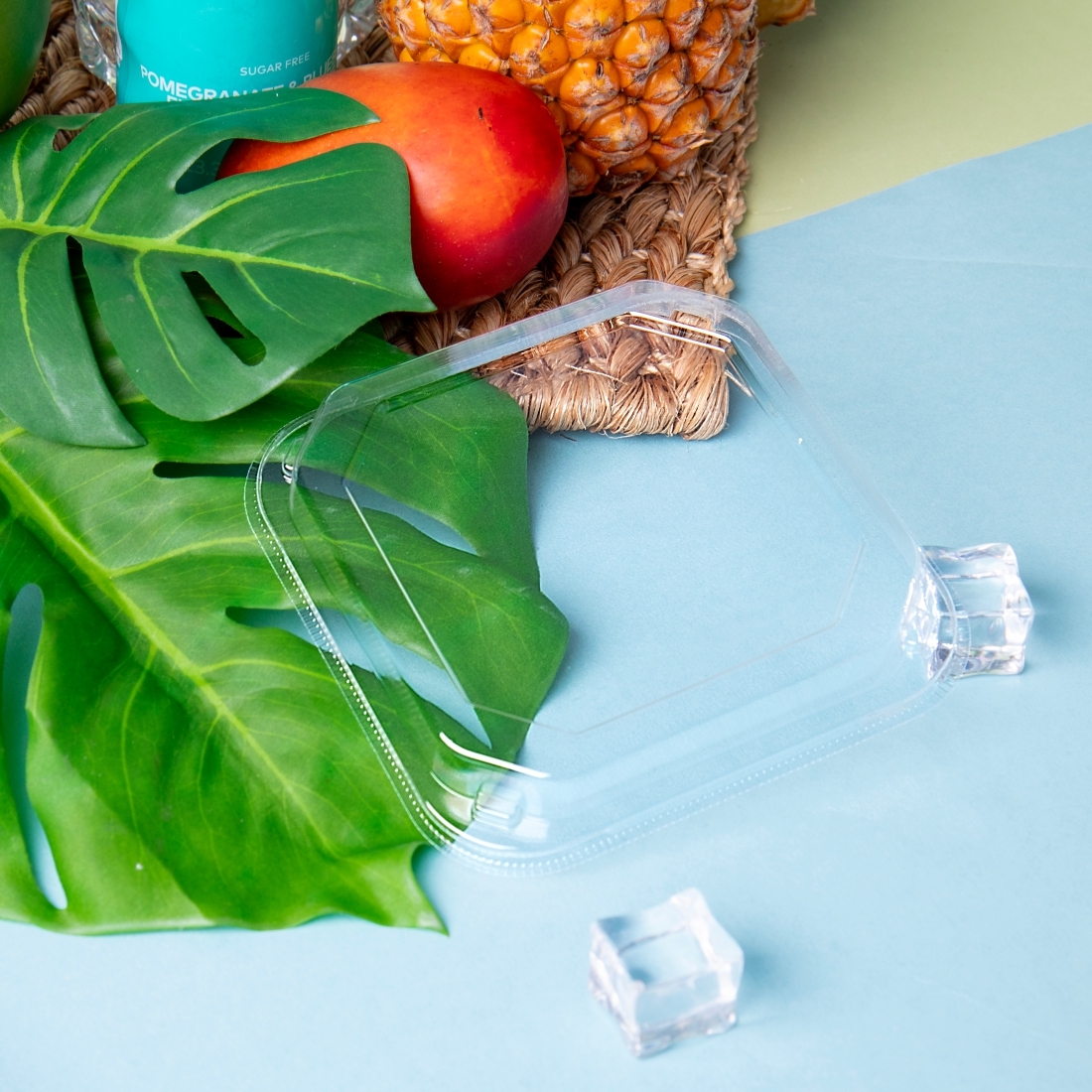 OPS正方形八角餐盒蓋 150口徑