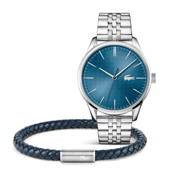 【預購】LACOSTE Vienna M07032059 男裝手錶與手鍊套