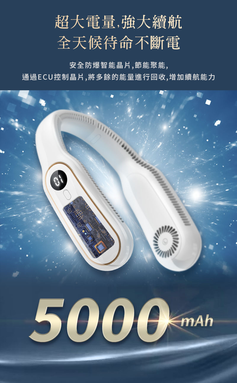 樂米無葉掛脖風扇 LM12