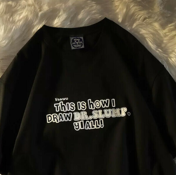 Cotton men's and women's short-sleeved T-shirts (black size: S-4XL) (contact customer service to confirm the shipping size after placing an order)】