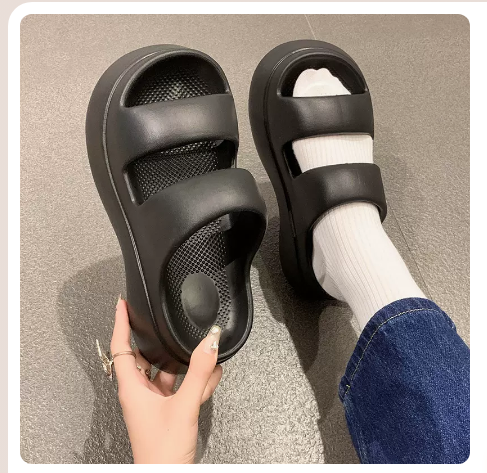 Non-slip slippers (black/36/37-38/39-40/41 size) (contact customer service to confirm the shipping size after placing an order)】