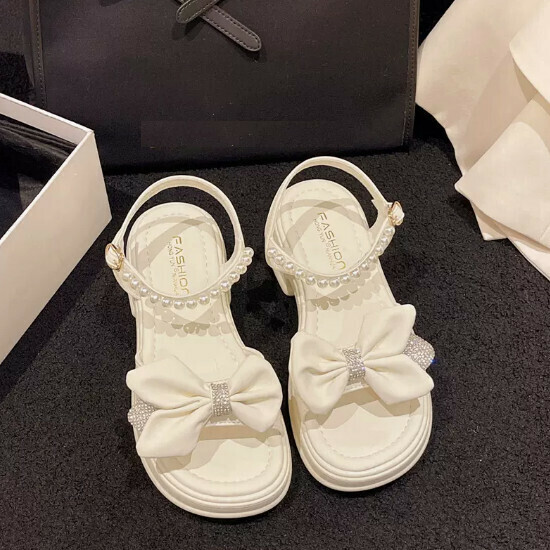 Platform sandals [off-white] size [35-39] [Please contact customer service to confirm the shipping size after placing an order]]