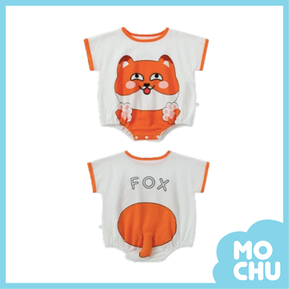 笑咪咪小狐狸寬版包屁衣