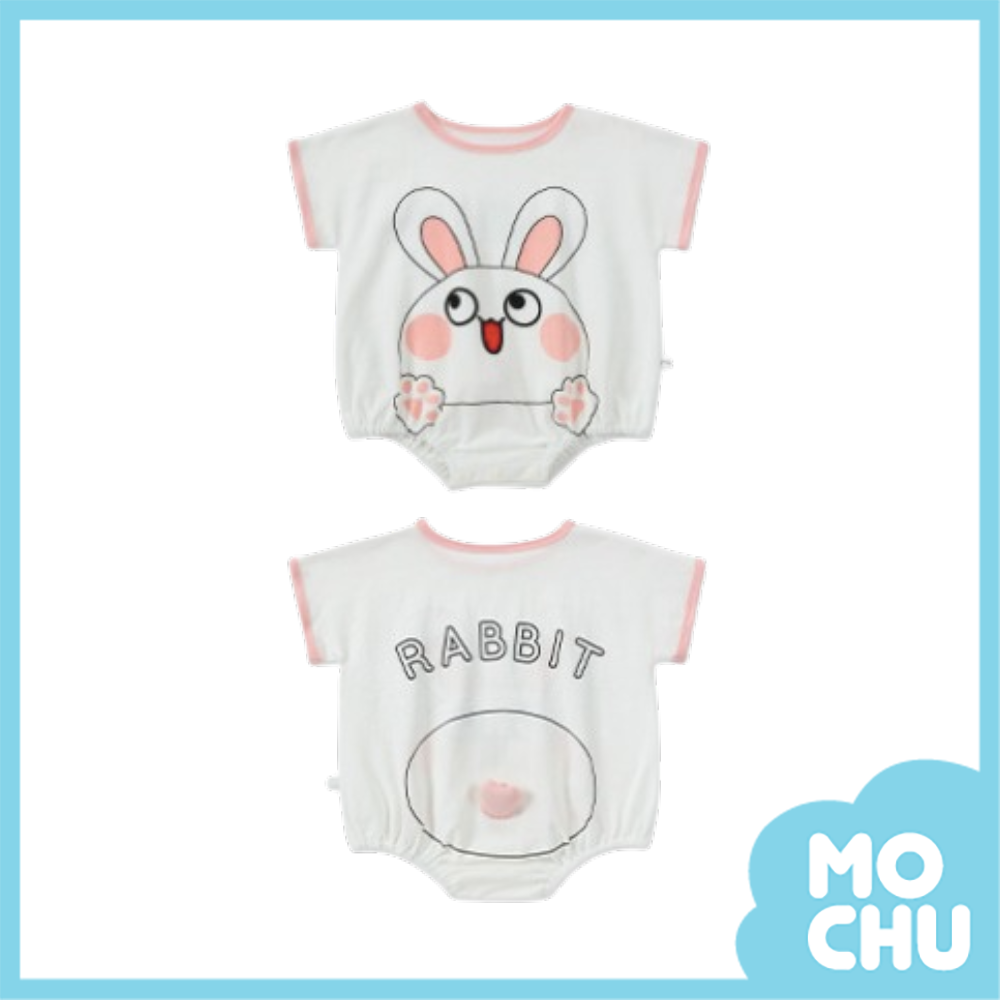 臉紅紅小兔子寬版包屁衣