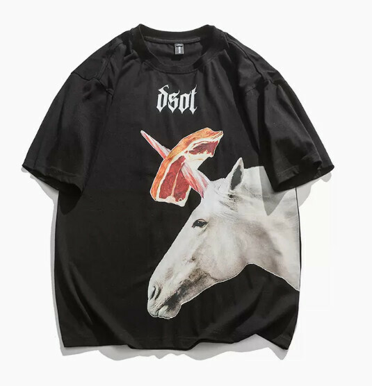 Cotton men's and women's short-sleeved T-shirts (black size: S-5XL) (contact customer service to confirm the shipping size after placing an order)】