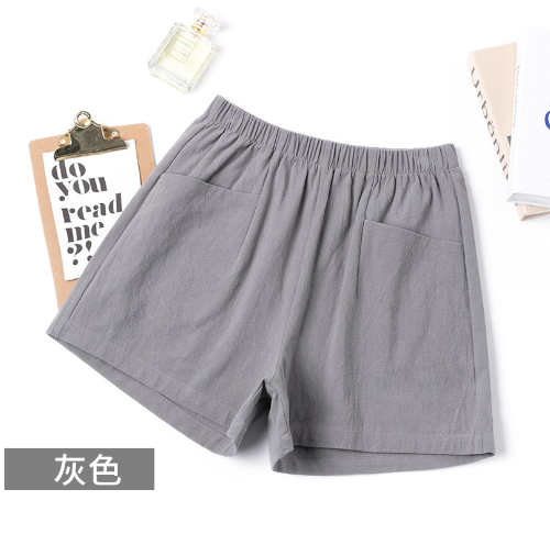 High-waisted A-line casual women's shorts (gray) (size S-XL) (contact customer service to confirm size after placing an order)】