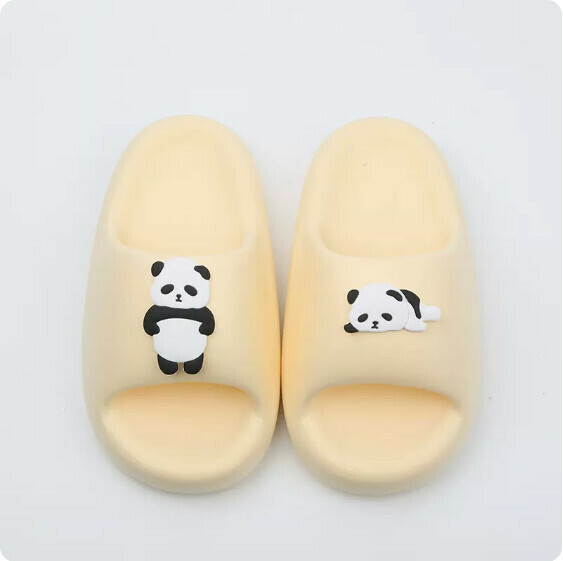 Summer thick-soled sandals (5023-15 yellow panda) [36-41 sizes] [Contact customer service to confirm the shipping size after placing an order]]