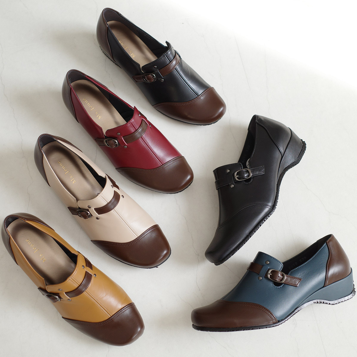 Ms. Jeune 日本真皮女用休閒鞋