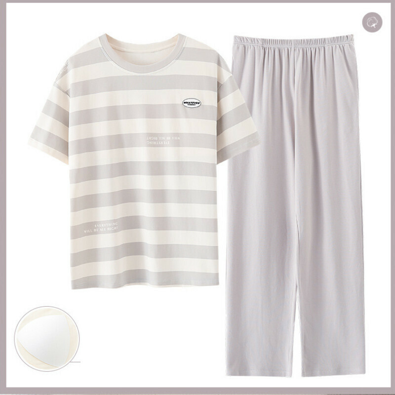 新款短袖睡衣套裝【M-XXL碼 LW-QL88946】【下單后聯絡客服確認發貨尺碼 】