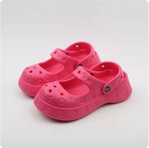 Summer Soft Bottom Shallow Baotou Cave Slippers (1920 Rose Red) [35-40 Sizes] [Contact Customer Service to Confirm Shipping Size after Placing an Order]