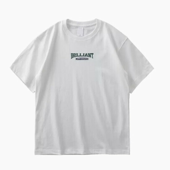 Loose casual short-sleeved T-shirt (S-3XL white) (contact customer service to confirm the shipping size after placing an order)】