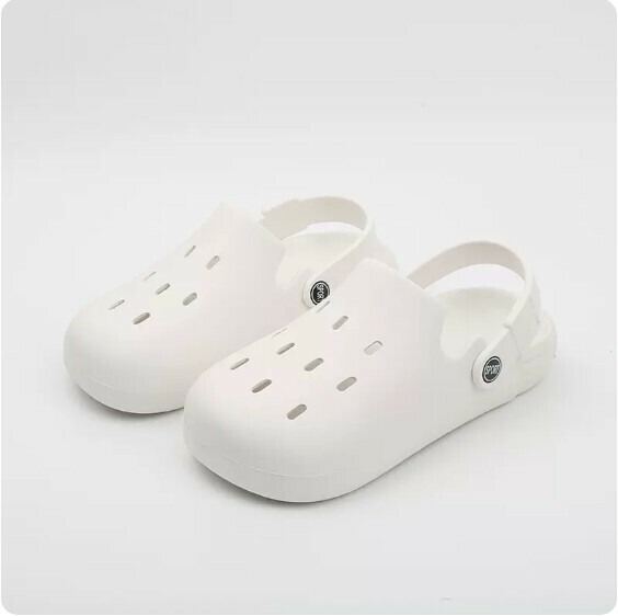 Summer Flat Hole Sandals (8059 White) [35-40 Sizes] [Contact Customer Service to Confirm Shipping Size after Placing an Order]