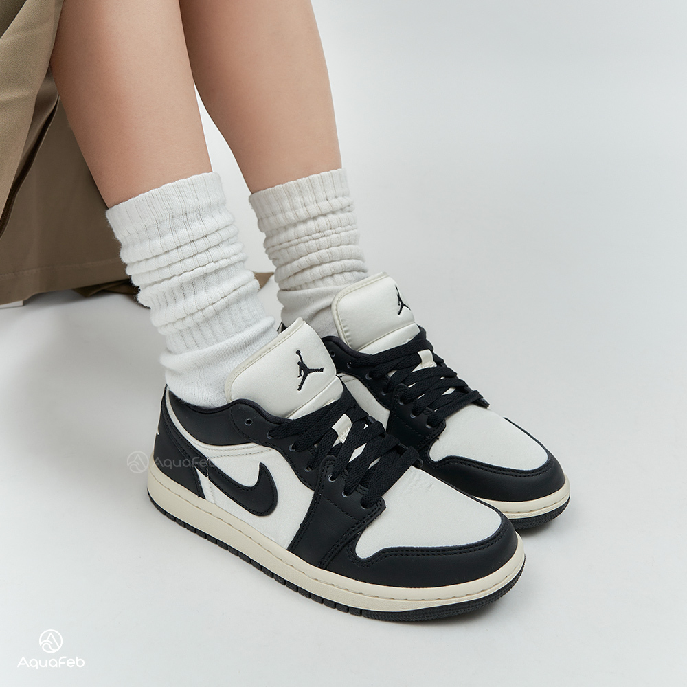 Nike Air Jordan 1 Low Vintage Panda 女 黑白 AJ1 休閒鞋 FB9893-101