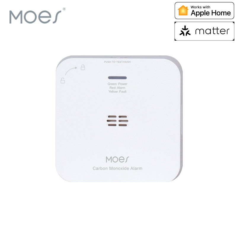 Matter HomeKit Zipbee 一氧化碳氣體泄漏探測器