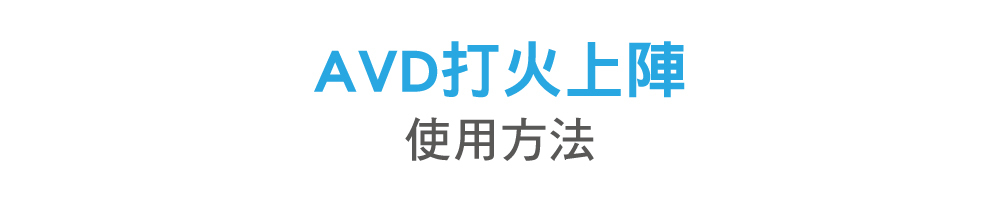 正德防火AVD鋰電池滅火器–使用方法