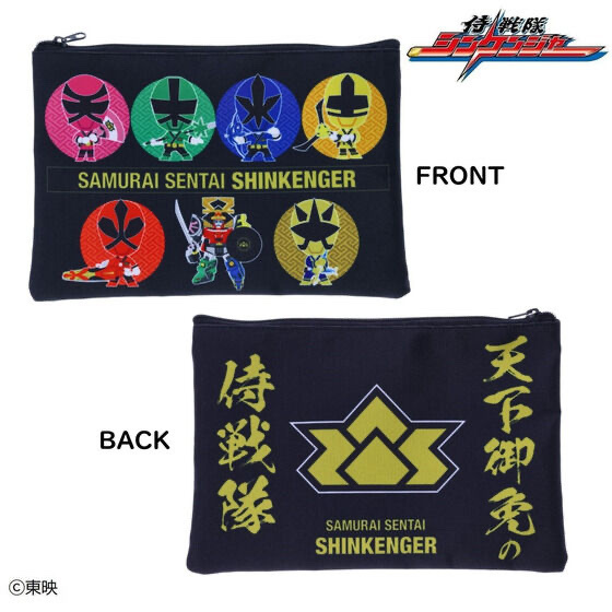 213818 Pbandai 預訂2024/8月 侍戦隊シンケンジャー　デフォルメ　ポーチ