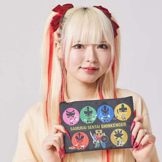 213818 Pbandai 預訂2024/8月 侍戦隊シンケンジャー　デフォルメ　ポーチ