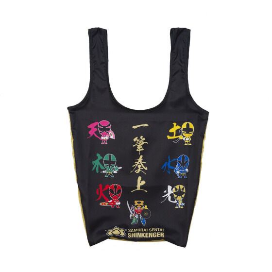 213820 Pbandai 預訂2024/8月 侍戦隊シンケンジャー　デフォルメ　たためるトートバッグ（中）