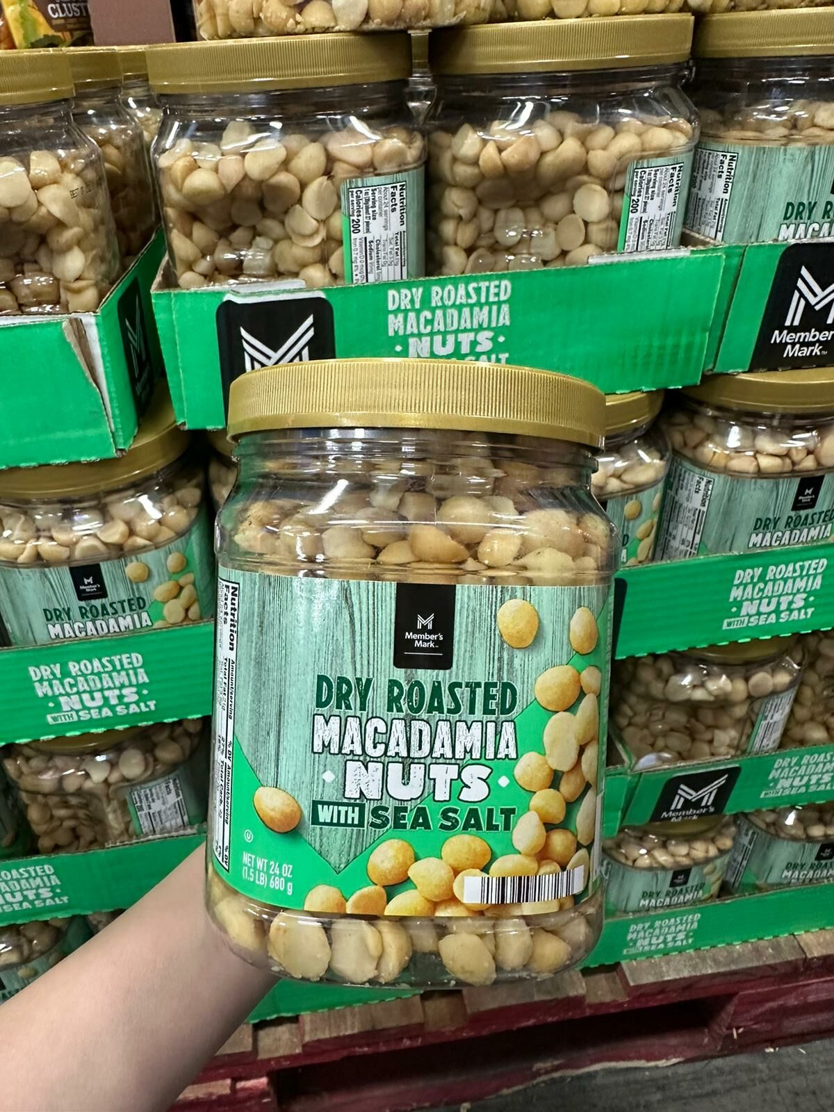 【預購】F070401 Member's Mark 24oz 海鹽夏威夷果