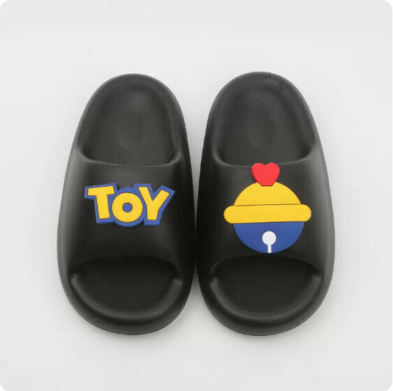 Summer thick-soled bread sandals (5023-18 black bells) [36-45 sizes] [Contact customer service to confirm the shipping size after placing an order]]