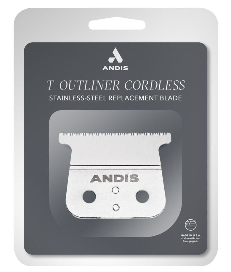 ANDIS Cordless T-Outliner 無線小電剪刀頭 - 淺齒不銹鋼刀頭 ( 04570 )