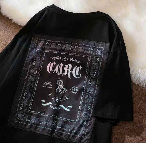 Cotton Men's Short Sleeve T-Shirt (Black Size: S-3XL) (Contact Customer Service to Confirm Shipping Size after placing an order)】