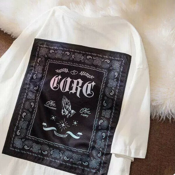 Cotton Men's Short Sleeve T-Shirt (White Size: S-3XL) (Contact Customer Service to Confirm Shipping Size after placing an order)】