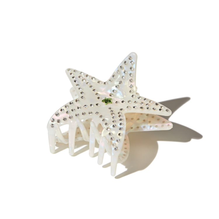 美國 Snack Break 抓夾 Starfish Claw 珍珠白