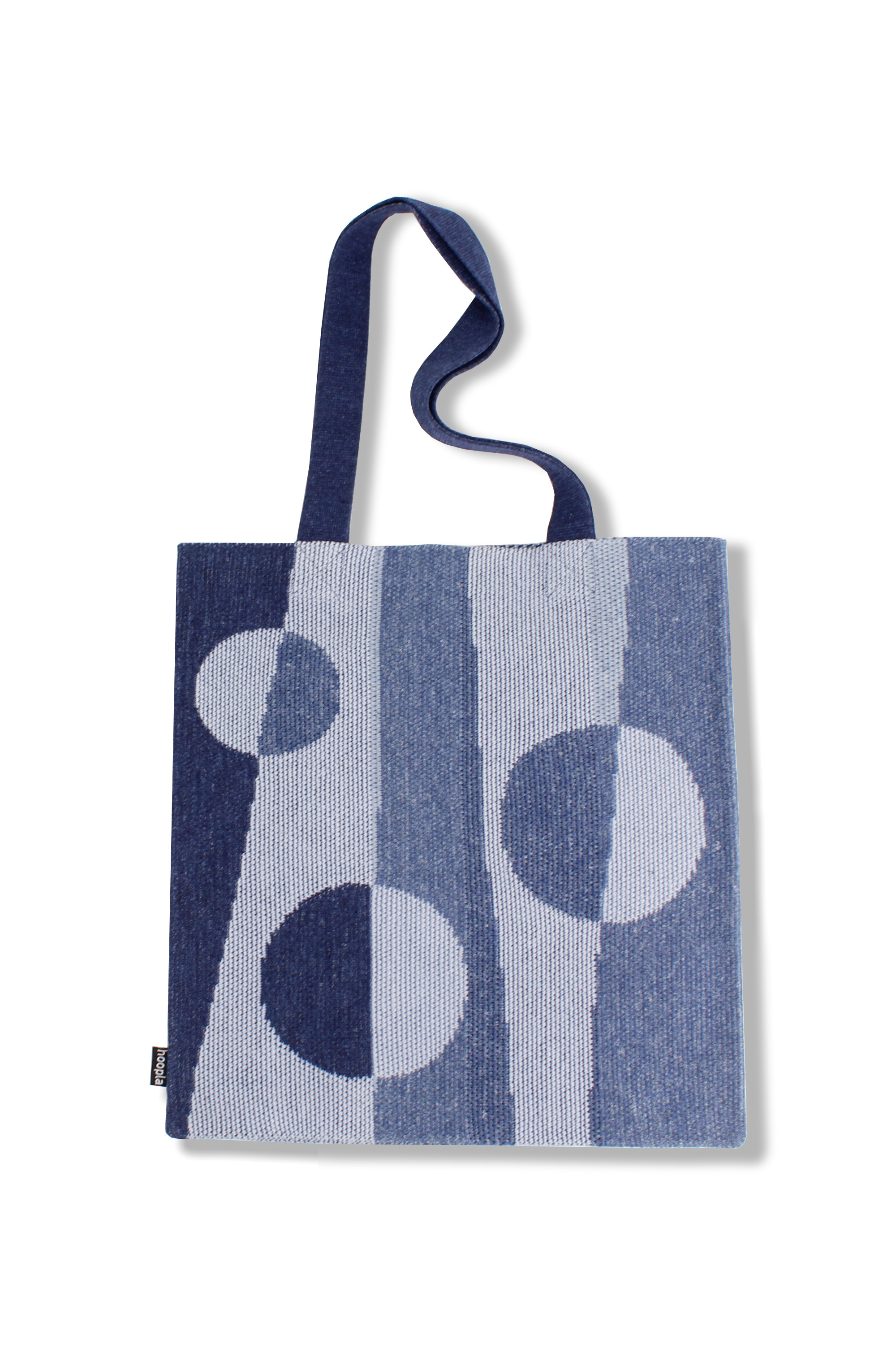 牛仔圓點針織紋理環保袋