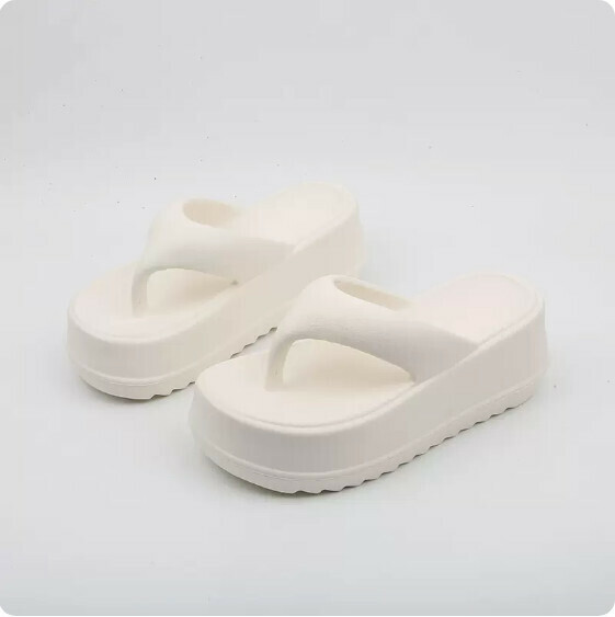 Summer Thick-soled Clip-On Flip-Flops (9010 White) [36-41 Sizes] [Contact Customer Service to Confirm Shipping Size After Placing an Order]]