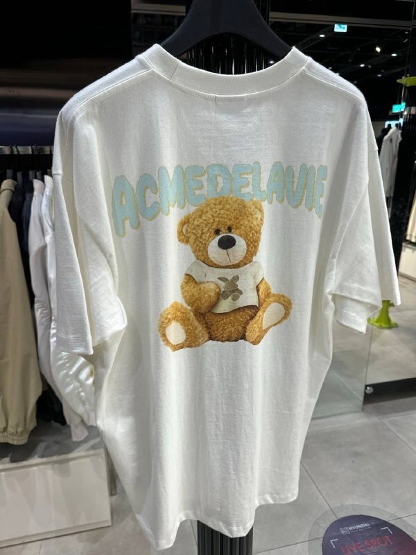 [S] ADLV RABBIT BEAR T-SHIRT,CREAM, ADLV24SS-SSARTB-CRM (SAV314)