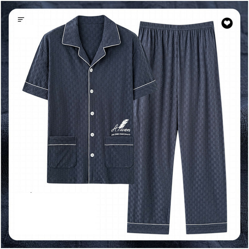 爆款短袖睡衣套裝【L-XXXL碼 AM-526】【下單后聯絡客服確認發貨尺碼 】】