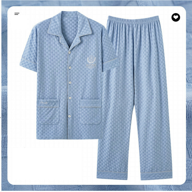 爆款短袖睡衣套裝【L-XXXL碼 AM-521】【下單后聯絡客服確認發貨尺碼 】】