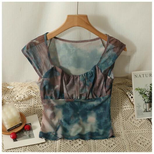 Short-sleeved T-卹 (green) (one-size)】