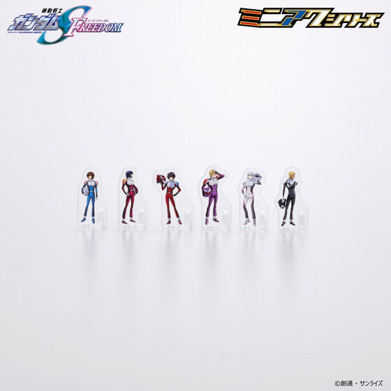 242195 Pbandai 預訂2026/2月 機動戦士ガンダムSEED FREEDOM ミニアクシリーズ アクリルスタンド パイロットスーツVer. （6種セット）⚠️⚠️只有立牌‼️‼️